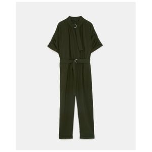 ZARA BUCKLED JUMPSUIT